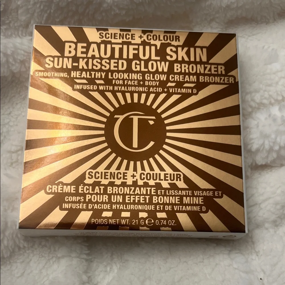 New Charlotte Tilbury Sun-Kissed Glow Bronzer Shade 1 Fair/Pale